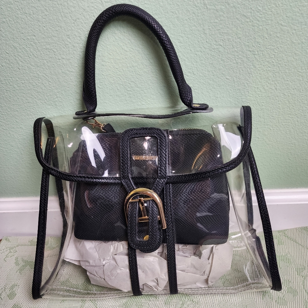 ❗️NWT❗️Rampage Transparent Stadium Handbag with Detachable Multifunction… - Picture 2 of 15